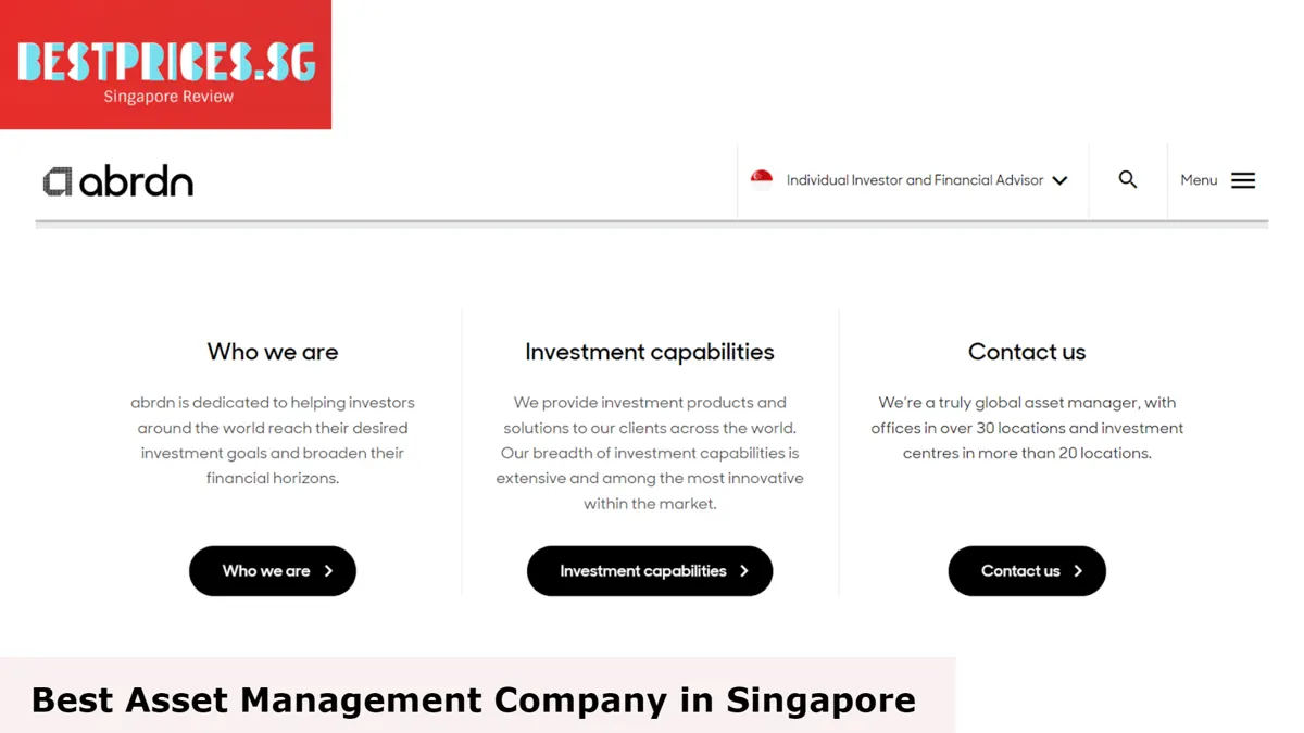 Aberdeen Standard Life - Best Asset Management Company in Singapore, Asset Management Company Singapore, What does a asset management company do in Singapore?,
Who are the big 3 asset managers in Singapore?,
How large is Singapore's asset management industry?,
What do asset management companies charge in Singapore?, list of asset management companies in singapore, top 10 asset management companies in singapore, top asset management firms singapore, singapore asset management industry 2022, boutique asset management firms singapore, singapore asset management jobs, mas asset management, Who is the best fund manager in Asia?, How many asset managers are there in Singapore?, oes asset management pay well?, How much does asset management cost?, What does an asset manager do?,