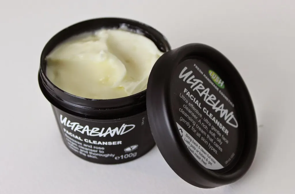 Lush Ultra Band Facial Cleanser, thick, rich emulsion of essential oils, honey and beeswax