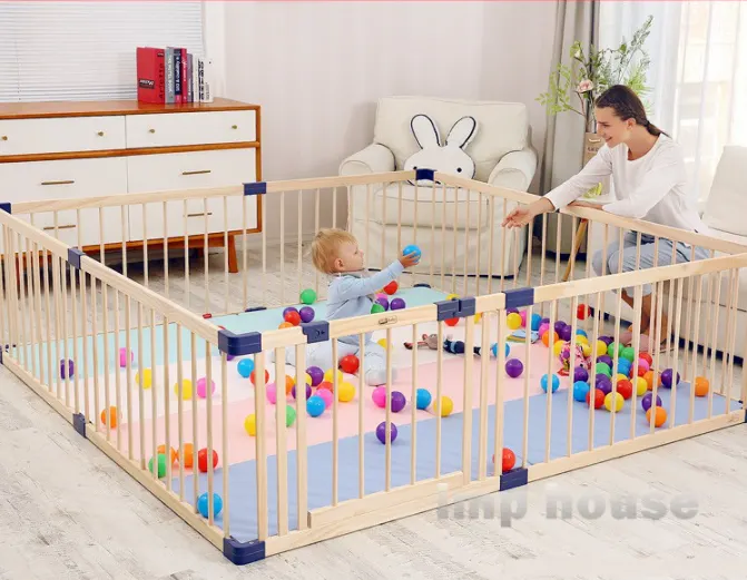 Jolly Baby Smart Playpen 6 panel Hexagonal Playpen Rounded edges and corners for added safety plus Quick and easy to assemble