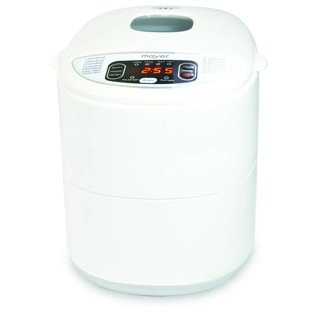 Mayer 750g Bread Maker MMBM12 is cheaper to make your own bread with a bread maker in Singapore, Which brand of bread maker is best in Singapore?,Which brand bread maker is best?,Is it cheaper to make your own bread Singapore?, 10 Best Bread Makers In Singapore For A Good Loaf, Which bread maker is best?, How do I choose a bread maker?, Do breadmakers use a lot of electricity?, Where to buy bread makers in Singapore, best bread machine for beginners,
