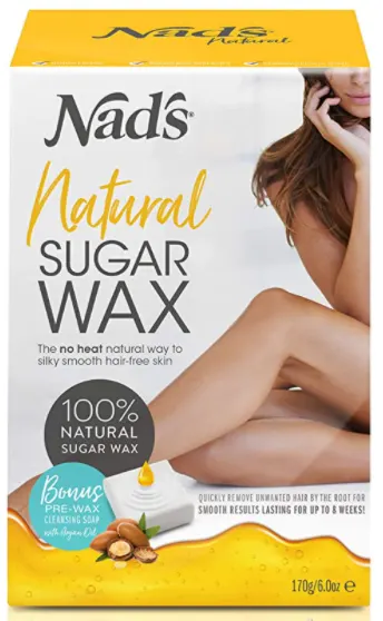 Nad’s Sugar Wax Kit is 10 Best At-Home Waxing Products, Does Nad's natural sugar wax work?, How do you use Nad's natural sugar wax kit?, Is NADS sugar wax good for Brazilian?, Can you use NADS sugar wax on your face?, no-heat natural way to silky smooth hair-free skin