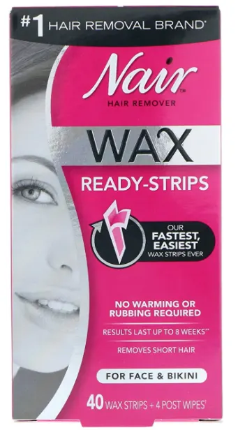 Nair Hair Remover Wax Ready-Strips is Best at-home waxing kit Singapore, Does Nair Wax strips really work?, Can I use Nair Wax strips on my pubic area?,
How do you use Nair ready wax strips?,
How long do you leave wax strips on before removing?, 10 Best At-Home Waxing Kits for Hair Removal