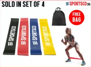 Sportsco Mini Loop Resistance Band Set can gain muscle mass and tone efficiently, Do resistance band workouts really work?, Which resistance band is best?, Which resistance band is best for beginners?, Can U Get Ripped with resistance bands?, where to buy resistance band in singapore, resistance band decathlon singapore, resistance band watsons, decathlon resistance band, resistance band pull up, resistance band set, resistance band shopee,