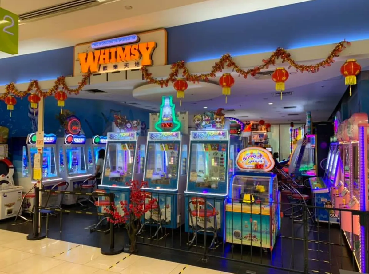 Whimsy is Top 9 Best Arcades in Singapore to play with friends after school, after work, relieve stress, get dolls, go dating,
whimsy arcade locations, whimsy arcade downtown east, whimsy arcade jcube opening hours, jcube arcade, 